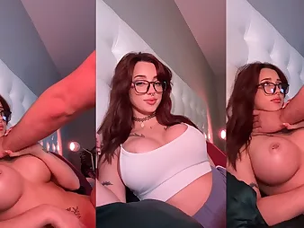 Karli Mergenthaler's big Bristols added to naked tiktok will make you drool close by lust