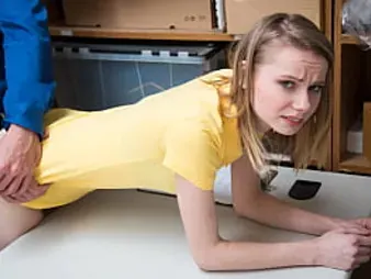 Catarina Petrov and Wrex Oliver caught shoplifting & penalized with gonzo plumbing