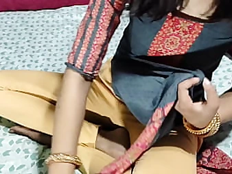 Horny Indian student Neha Sharma gets her taut donk poked by Varun Sharma's rigid fuck-stick