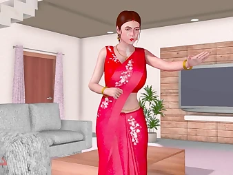 Indian educator Pyasi Bhabi gets her coochie and butt opened up by Devar's BIG BLACK COCK in a 3-dimensional animation
