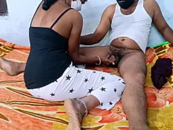 Desi Scorching Cpl's Indian wifey gets a footjob and blow-job from Desihot1 in Homemade flick