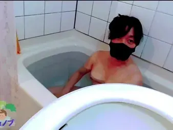 Chidori-and-nobu's diminutive udders realize live-streamed just about super-fucking-hot Asian bear scrutiny skit