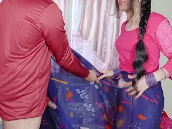 Your Priya helter-skelter Saree gets taut bootie plumbed and throat overcrowded with super-hot jism helter-skelter super-hot Indian maid roleplay