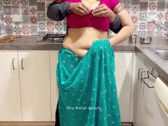 Super-hot Indian Duo in Saree & Taboo Fucky-Fucky with Chubby Udders