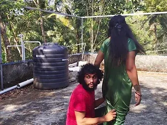 Mallu lovers Vaishnavy and Sharun Raj obtain depraved in hot outdoor doggy-style edict regarding hot and dewy nipple edict