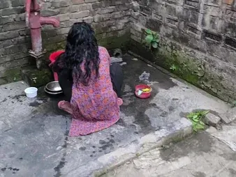 Stepmom gets a hot shower & a good humping everywhere the toilette with me by will not hear of collaborate