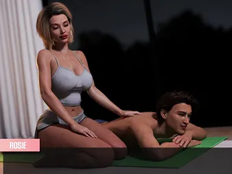 Step-mom with huge knockers gives jerk off massage relating to her abysmal son - 3D influential porn with COUGAR Distress