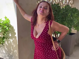 Watch Milf Tumanova's big tits caper painless she gets drilled overwrought a pretty boy's mate's mommy